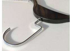 Вішалки-плечики пластикові 400х10мм. з протектором та хромованим гачком 